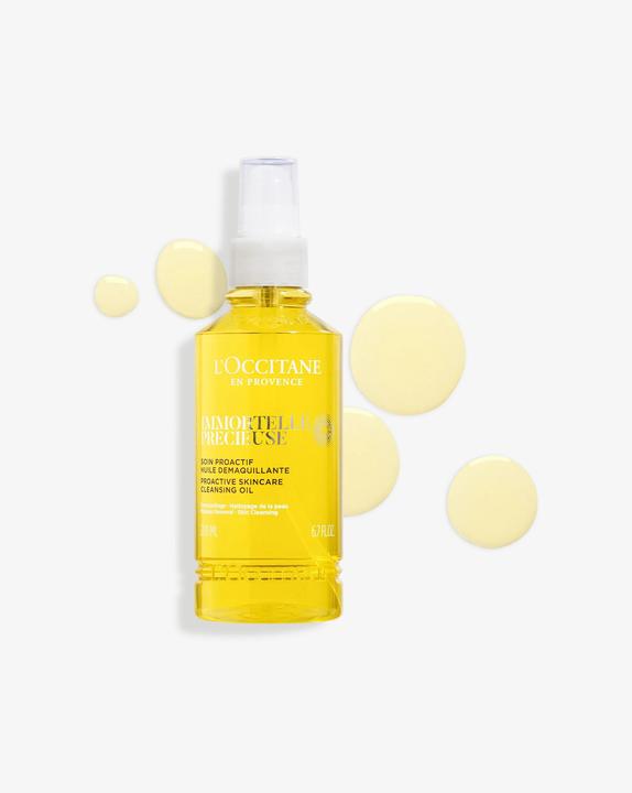 Actual product image L'Occitane Immortelle Précieuse Huile Demaquillant 200 ml (Cleansing lotion, 200 ml)