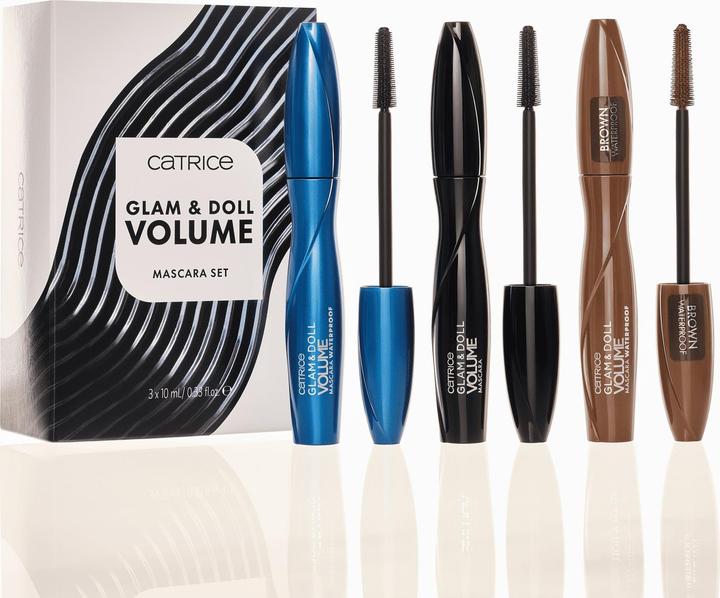 Produktbild Catrice Glam & Doll Volume Mascara Set (Schwarz, Braun, 3 Rose And Shine)