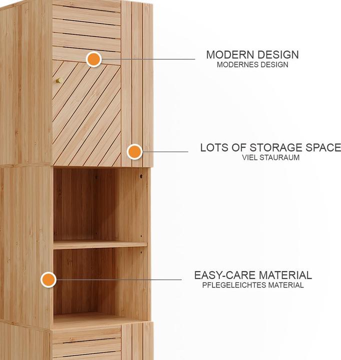 Image du produit Vicco Lucie (40 x 36 x 177 cm)