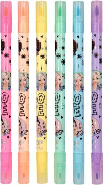 Actual product image Magni Fibre-tip pastel set TOPModel 6 pens (Multicoloured, 6 x)