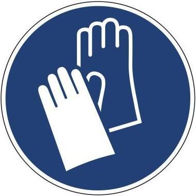 Produktbild Neutralware Hinweisschild M009 Handschutz benutzen Hart-PVC