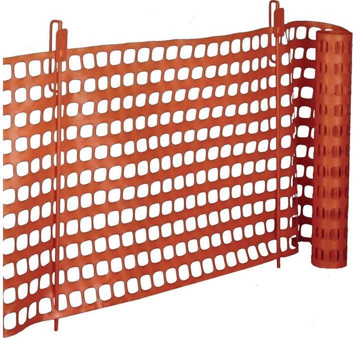 Actual product image Wemas Safety fence thermoplastic length 50 m height 1 m traffic orange 6 kg (1 pcs.)