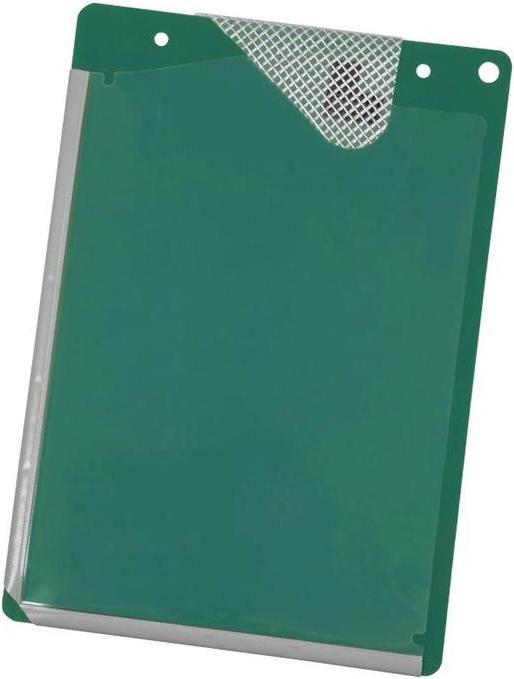 Produktbild Eichner Auftragstasche PVC mit Umbug-Verschweissung DIN A4 grün (A4, 10 x)