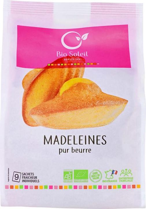 Image du produit Bio Soleil Madeleines-au beurre pur (1 pcs, 180 g)