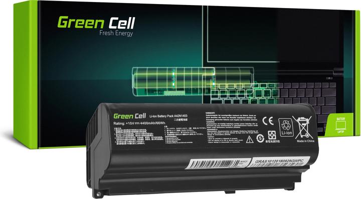 Actual product image GreenCell Laptop Battery for Asus ROG G751 G751J - 15V - 4400mAh (4 Cells, 4400 mAh)