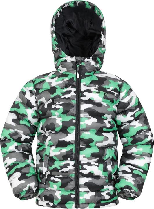 Actual product image Mountain Warehouse Childrens/Kids Seasons Camouflage Padded Jacket (146, 152)