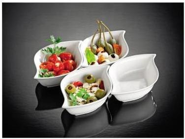 Image du produit Esmeyer Plateau de service JOLIE Dimensions : 16 x 10 x 4 cm (l x h x p) Matériau : porcelaine