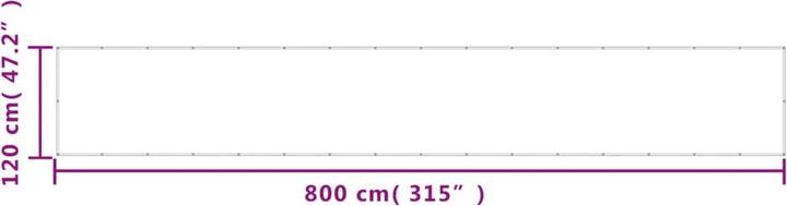 Produktbild VidaXL Balkon-Sichtschutz 120 x 1000cm 100% Polyester-O x ford (1000 cm)