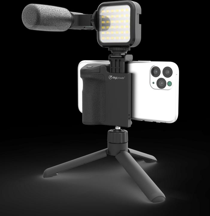 Produktbild DigiPower Vlogging Kit Follow Me (4-teilig) (Kunststoff)