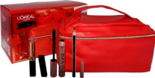 L'Oréal Paris LOreal Set (Mascara Lash Paradise Intense Black + Le Khol Midnight Black 101 + Rossetto Matte Inten
