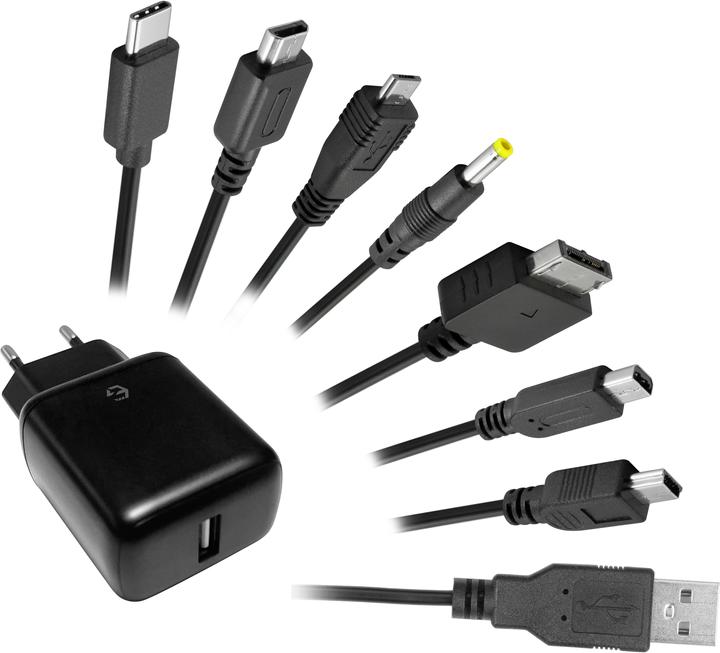 Produktbild Egogear Ladekabel 7in1 Playstation, XBOX, Switch u.a. 1.5m (3DS, PSP, PS3, PS4, NDS, PS Vita, 2DS)