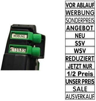 Produktbild Creenline Preisauszeichnungsgerät CL 26.16-9 max. Anzahl der Druckzeilen: 2 Druckzeil Anzahl der Zeichen pr...
