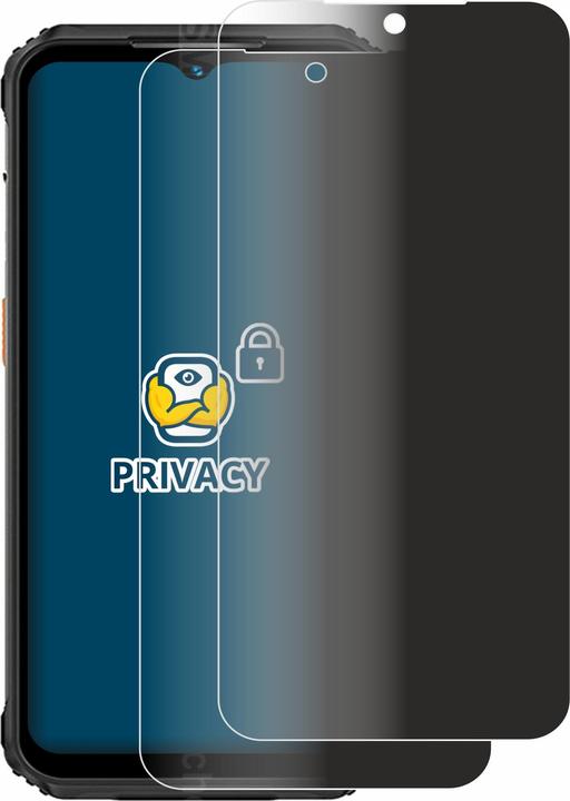 Produktbild BROTECT Sichtschutzfolie Anti-Spy Privacy Folie Blaulicht-Schutz (2 Stück, Ulefone Armor 21)