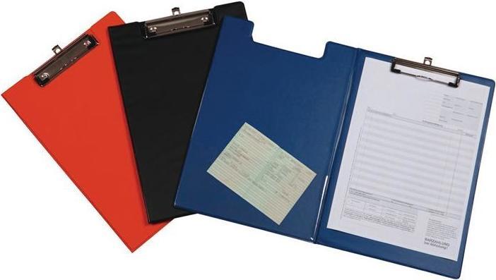 Image du produit Eichner Porte-documents en carton avec crochet extensible A4 noir (A4, 12 x)