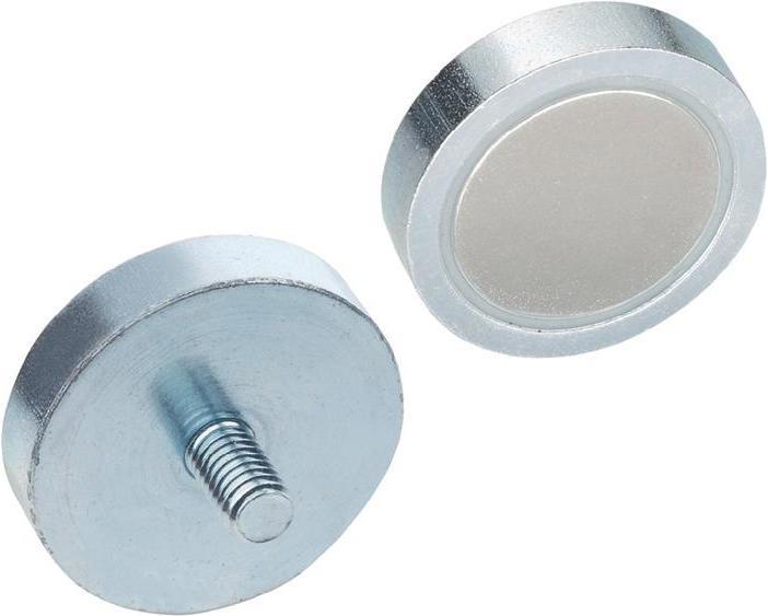 Image du produit Ganter Aimant de maintien GN 50.3 d1 20 ± 0,1 mm d2 M 6 mm Néodyme, fer, bore ND (10 x)