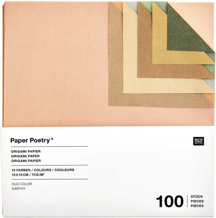 Produktbild Rico Design Origami Duo Color, Earthy FSC MI.300896 (70 g/m², 100 x)
