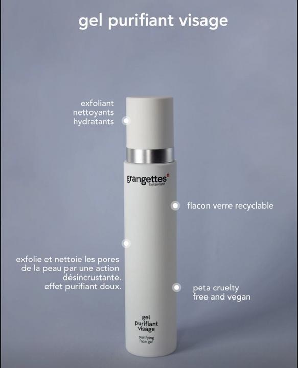 Actual product image Grangettes purifying face gel (Gel, 100 ml)