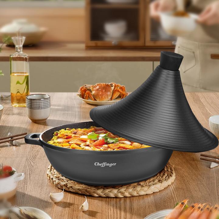 Produktbild Cheffinger Tajine-Topf (28 cm, Tajine Topf)