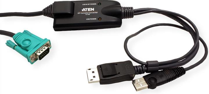 Produktbild Aten CV190 Tastatur- / Video- / Maus- (KVM-) Kabel (1.80 m, DisplayPort)