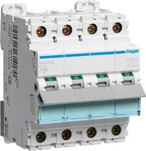 Produktbild Hager HAG NCN616 LS-Schalter 3P+N 10kA C-16A 4M