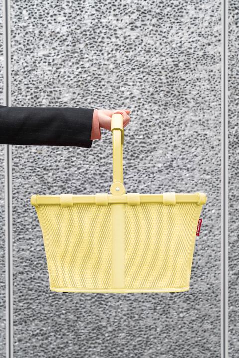 Actual product image reisenthel Einkaufskorb Carrybag Frame Mesh Lemon
