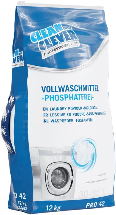 Produktbild Clean and Clever Vollwaschmittel PRO 42 (Waschpulver)