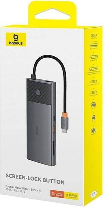 Actual product image Baseus USB-C Hub (USB-C, 9 Ports)