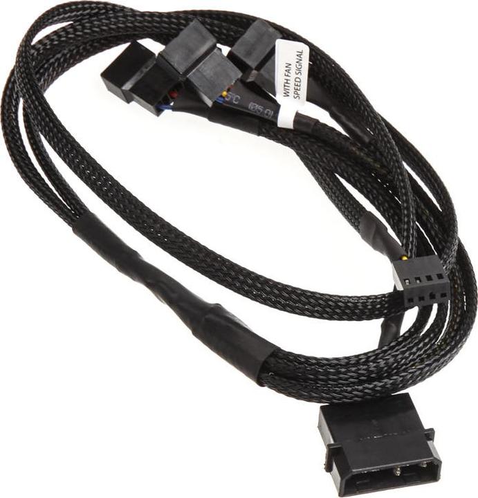 Actual product image EKWB EK-Cable Y-crossover for 4x 4-pin PWM fans