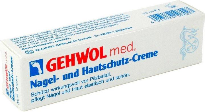 Actual product image Gehwol med Nagel- und Hautschutz-Creme (Foot cream & foot gel, 15 ml)