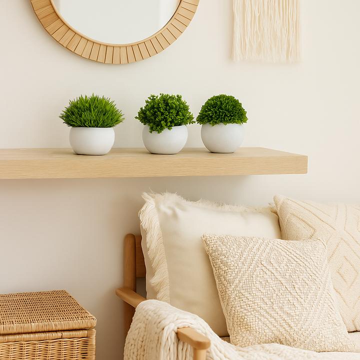 Actual product image Relaxdays Artificial plant set (12 cm)