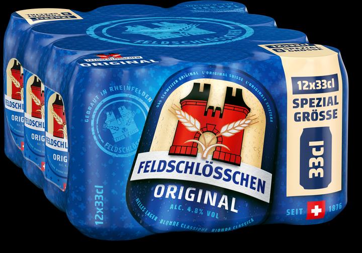 Actual product image Feldschlösschen Original (12 x 33 cl)