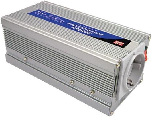 Productafbeelding MeanWell DC-AC OMVORMER - GEMODIFICEERDE SINUSGOLF - 12 V - 300 W - BESCHERMINGSCONTACTSTEKKER...