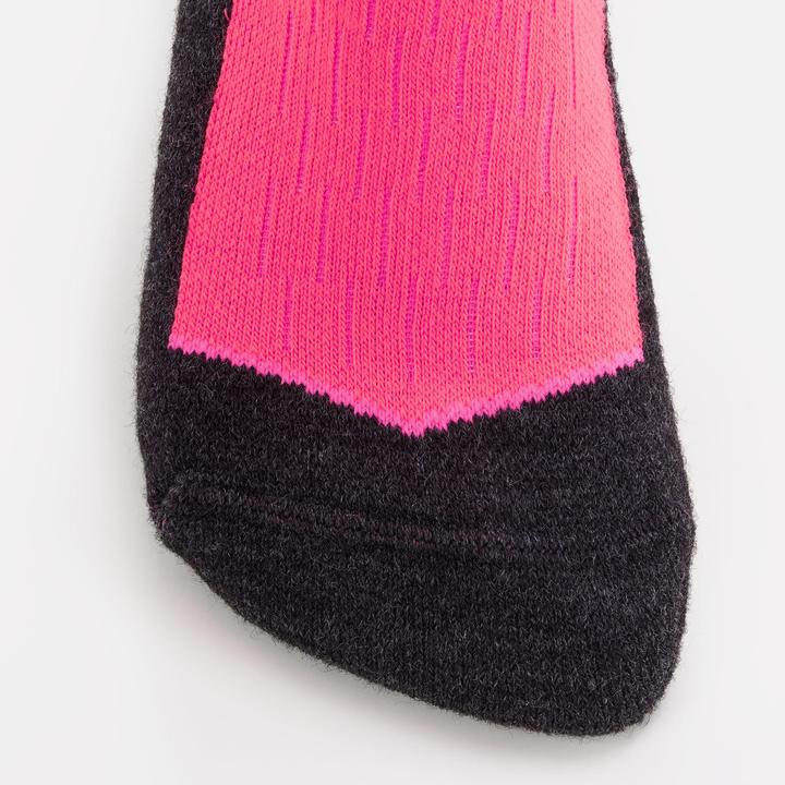 Actual product image Wedze Skisocken Snowboardsocken Erwachsene - 100 schwarz/neonpink (43, 46)