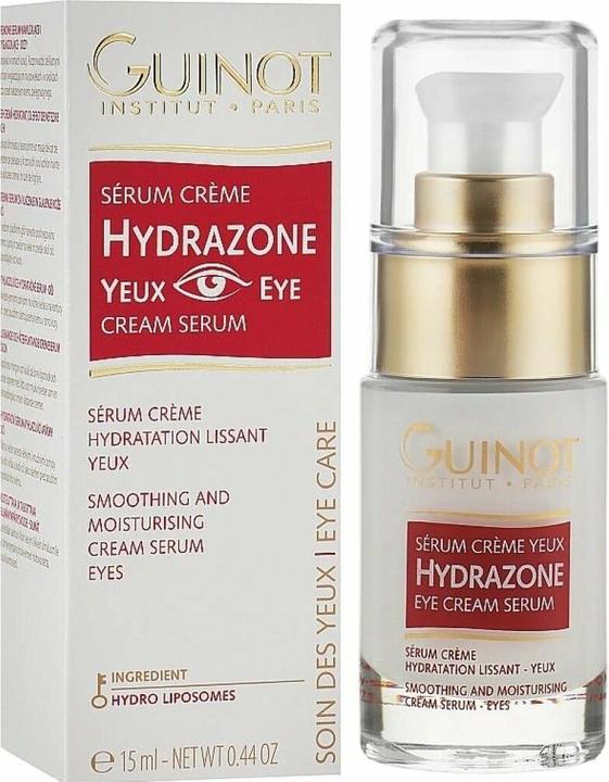 Actual product image Guinot Hydrazone Yeux Moisturising Eye Cream Serum 15ml (Serum, 15 ml, Day + Night)