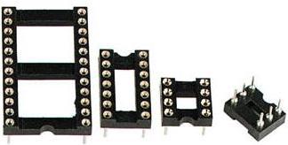 Actual product image Velleman 40P DIL IC SOCKET TULIP 600MIL