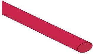 Image du produit Velleman GAINE THERMORETRACTABLE 2:1 - 6.4mm - ROUGE - 50 PCS. (1 x)