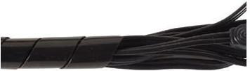 Actual product image Velleman SPIRAL WRAPPING BAND 10m / Ø15mm (BLACK)