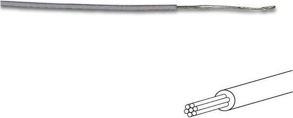 Cables HOOK-UP WIRE - ø 1.4 mm - 0.2 mm² - MULTICORE - GREY