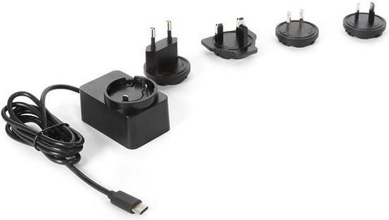 Actual product image Velleman UNIVERSAL CHARGER WITH TYPE C USB CONNECTOR - 5 VDC - 3 A with 4 TRAVEL PLUGS - 15 W max.
