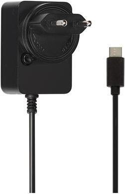Actual product image Velleman UNIVERSAL CHARGER WITH TYPE C USB CONNECTOR - 5 VDC - 3 A with 4 TRAVEL PLUGS - 15 W max.