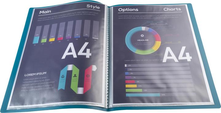 Produktbild Exacompta Sichtbuch PP Taschen grün (A4, 1 x)