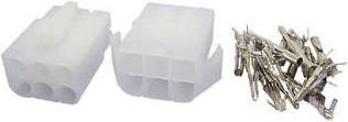 Immagine prodotto Velleman SET CON CONNETTORI MULTIPLI 6,2 mm / 2 x 3 POL.