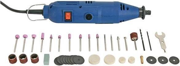 Produktbild Velleman Elektrische Präzisionsbohrmaschine Und Gravierset - 40-tlg. (60 mm)