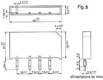 Image du produit Auction PONT DE REDRESSEMENT 40V-3.7A (B40C3700/2200)