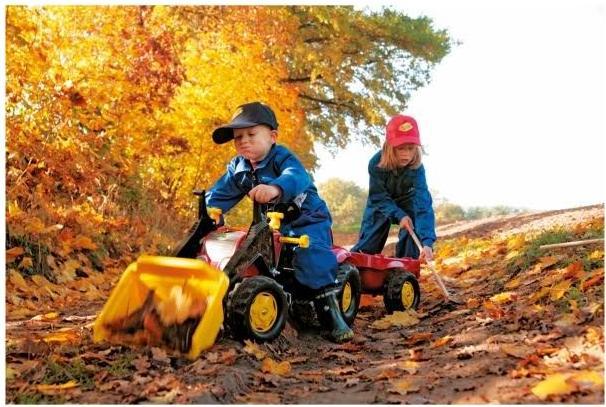 Image du produit Rolly Toys rollyKid-X avec remorque+chargeur