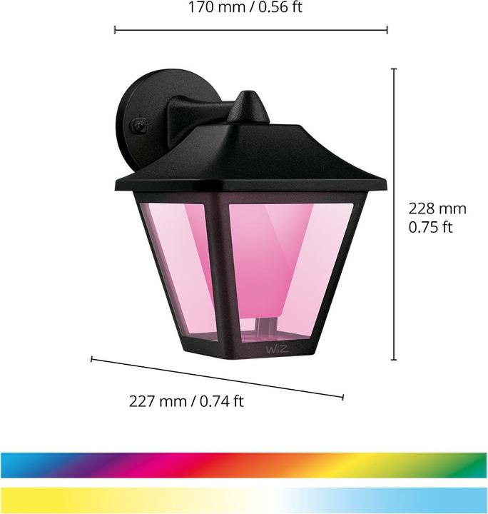 Immagine prodotto Thumbs Up Lampada da parete classica (600 lm, IP44)