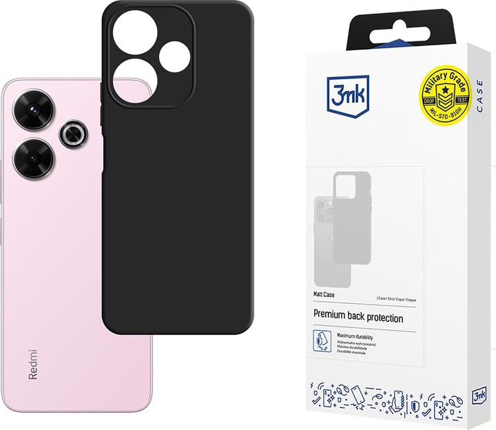 Produktbild 3MK Matt Case Redmi 13R 5G/Redmi 13 4G czarny/black (Xiaomi Redmi 13)