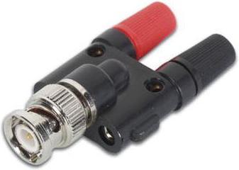 Image du produit Velleman BNC MALE VERS 2 x FICHE BANANE 4mm