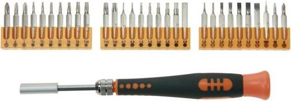 Velleman SET di cacciaviti di precisione - 32 pezzi. (Porta, Pin-torx)