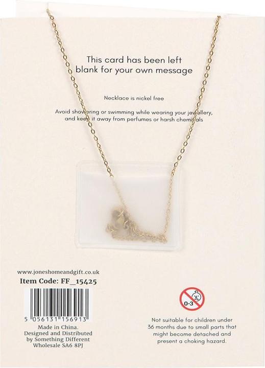 Immagine prodotto Something Different Aura Cristallo Mushroom Collana e Carta (100% materiale sintetico)
